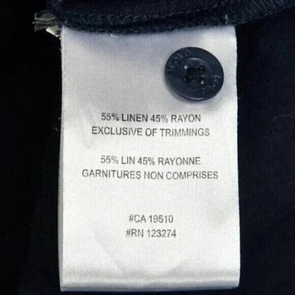 Lole Linen Blend Shirt Dress Sleeveless Mini Blue Size  Medium - Picture 7 of 9